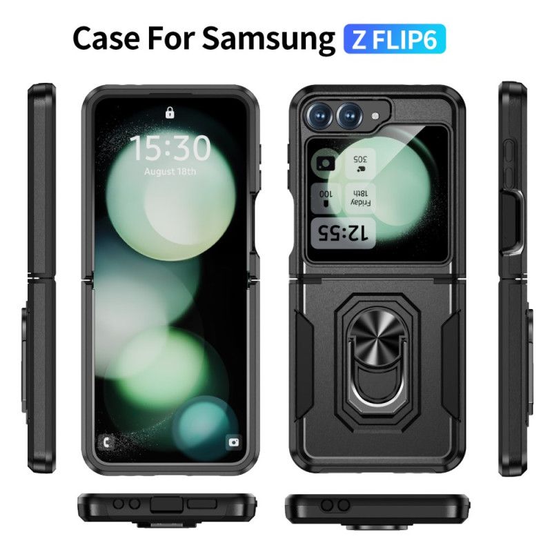 Cover Samsung Galaxy Z Flip 7 Fe Telefon Etui Robust Med Ringstativ