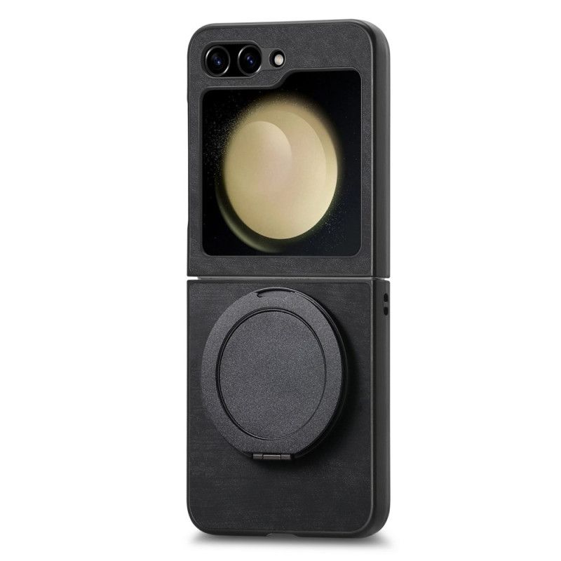 Cover Samsung Galaxy Z Flip 7 Fe Telefon Etui Ruskindseffekt Med Roterende Stativ