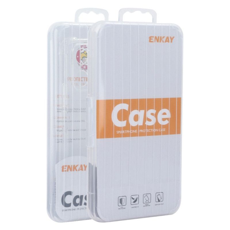 Cover Samsung Galaxy Z Flip 7 Fe Transparente Forstærkede Hjørner Enkay