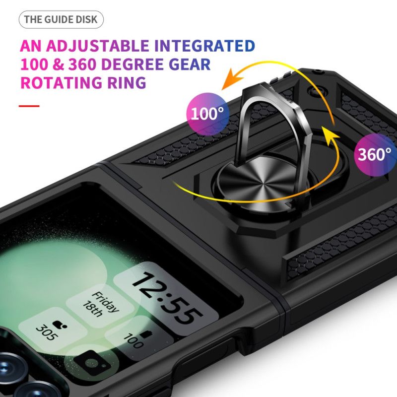 Cover Samsung Galaxy Z Flip 7 Fe Ultra Holdbar Ringholder