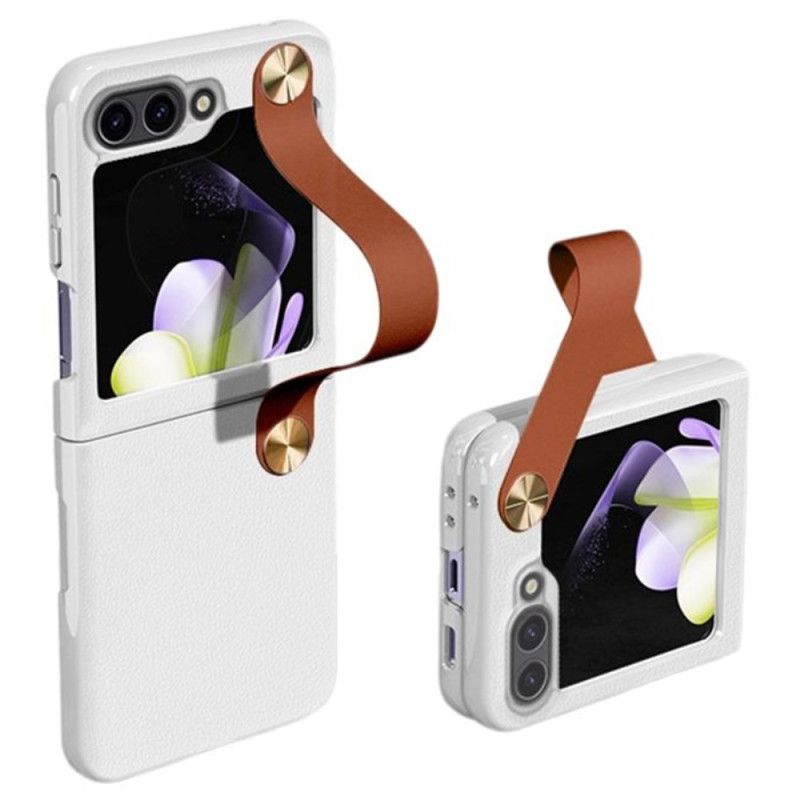 Cover Samsung Galaxy Z Flip 7 Fe Ultratynd Gkk-læderrem