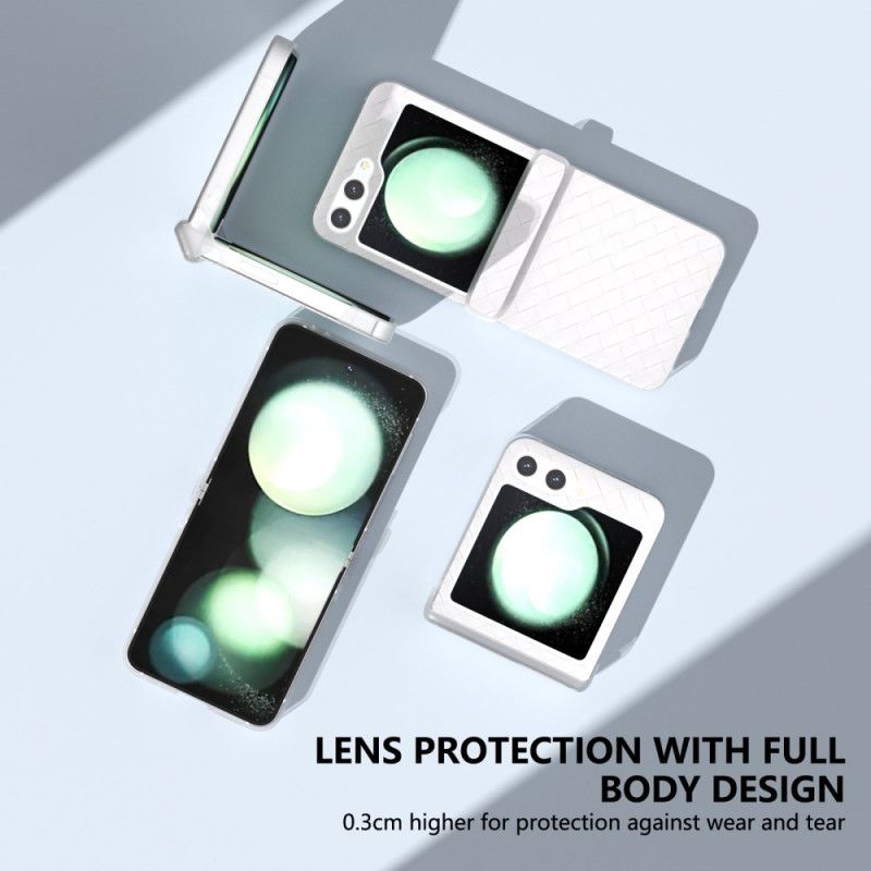 Cover Samsung Galaxy Z Flip 7 Fe Vævet Tekstur