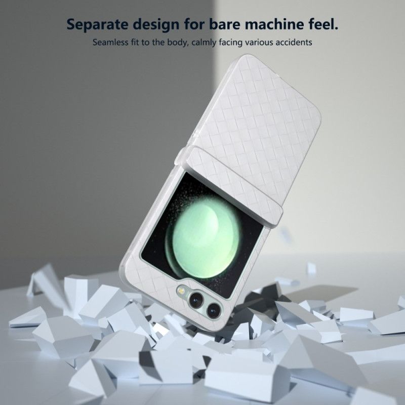 Cover Samsung Galaxy Z Flip 7 Fe Vævet Tekstur
