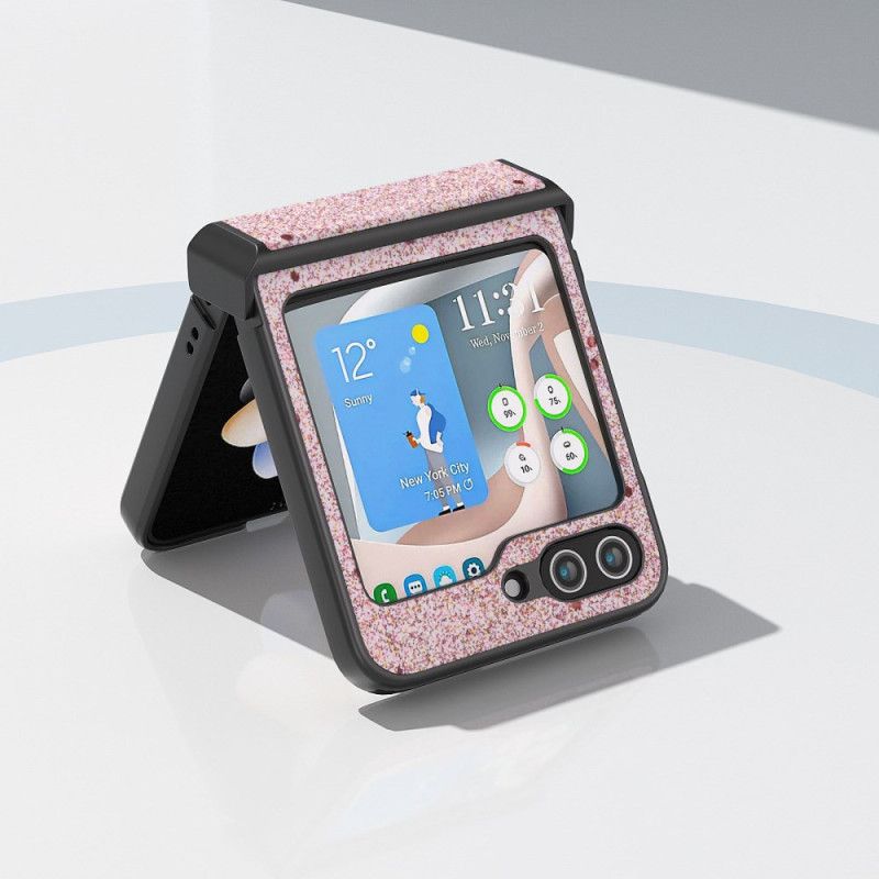 Cover Til Samsung Galaxy Z Flip 7 Fe Abeel Skimrende Overflade