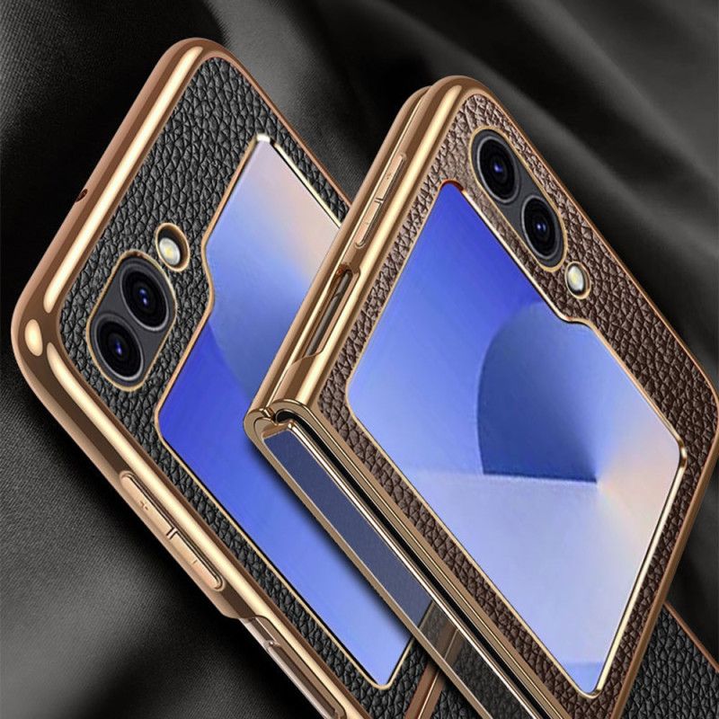 Cover Til Samsung Galaxy Z Flip 7 Fe Ægte Læder