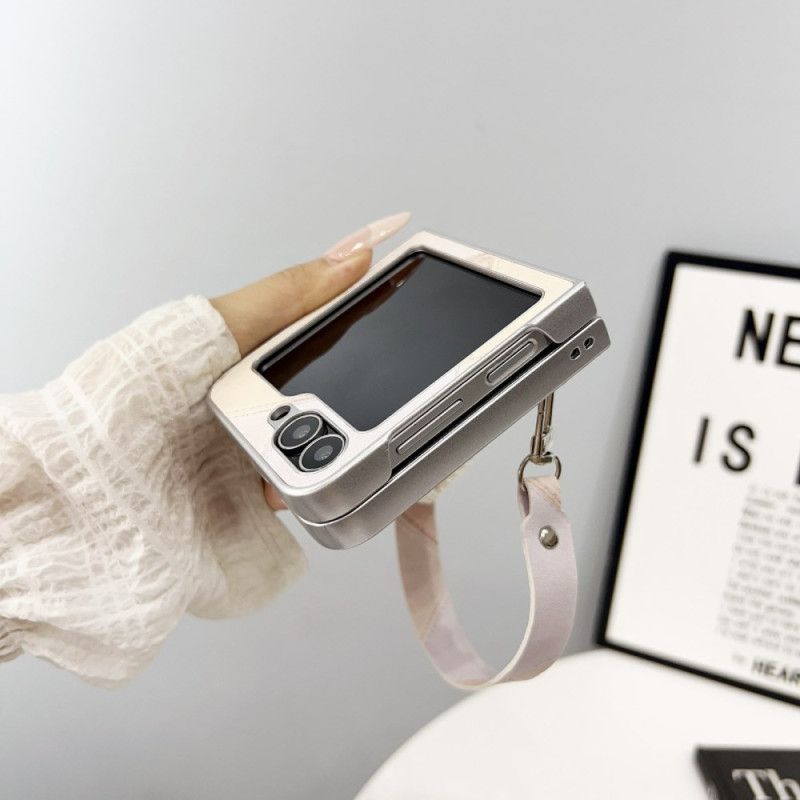 Cover Til Samsung Galaxy Z Flip 7 Fe Diamantmønster Med Rem