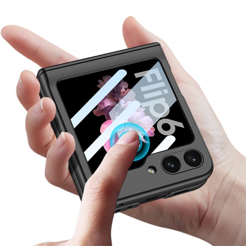 Cover Til Samsung Galaxy Z Flip 7 Fe Gkk Magnetisk Hængsel Og Lille Skærmbeskytter