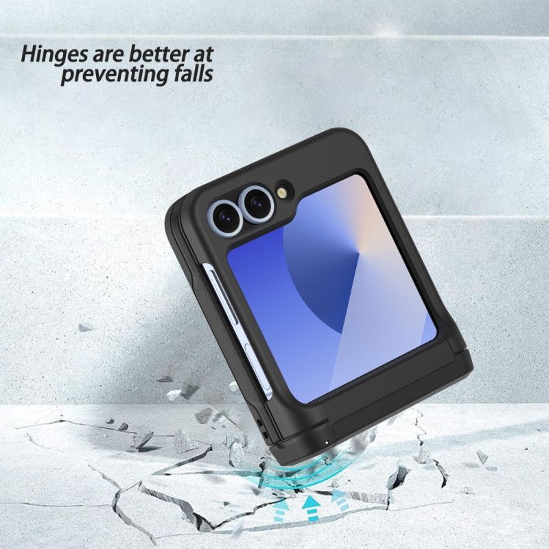 Cover Til Samsung Galaxy Z Flip 7 Fe Indbygget Stativ Og Kortholder