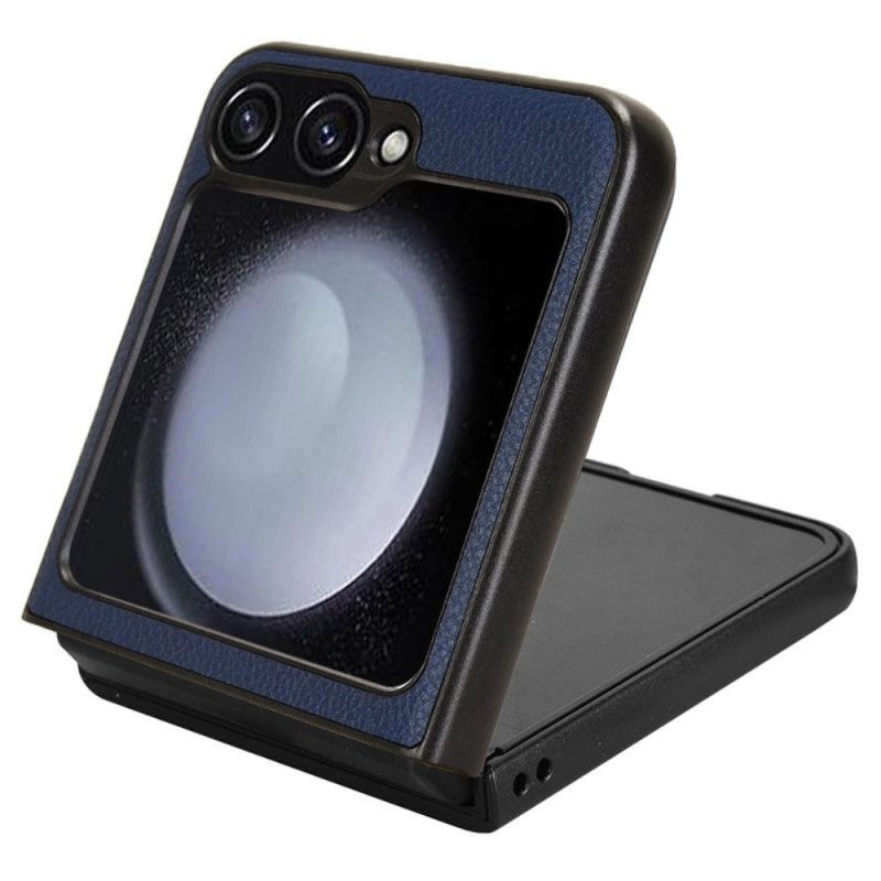 Cover Til Samsung Galaxy Z Flip 7 Fe Litchi-tekstur Kortholder