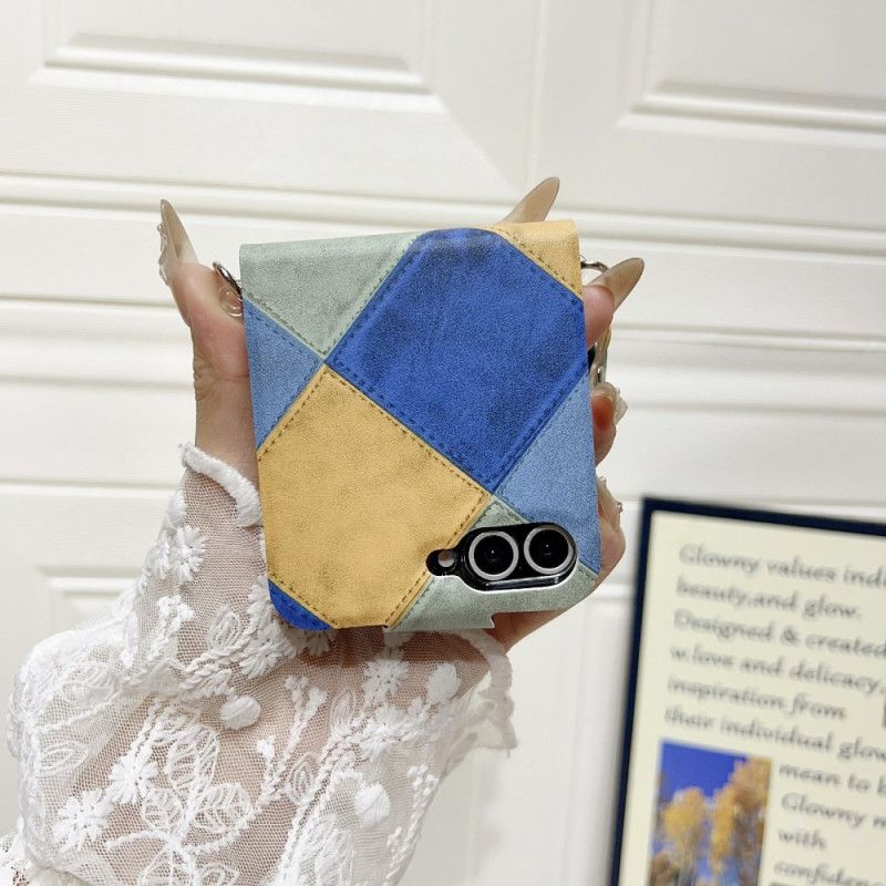 Cover Til Samsung Galaxy Z Flip 7 Fe Retro Med Kattepotelås