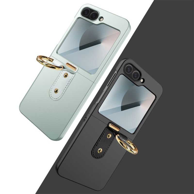 Cover Til Samsung Galaxy Z Flip 7 Fe Ringholder Og Beskyttelsesfilm