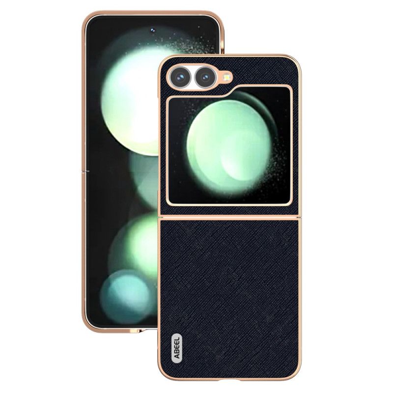 Cover Til Samsung Galaxy Z Flip 7 Fe Tekstureret Læder