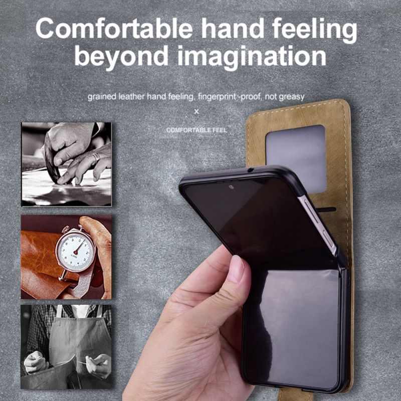 Etui Samsung Galaxy Z Flip 7 Fe Kortholder Med Kattemotiv