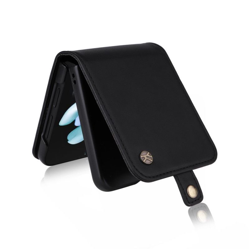 Etui Samsung Galaxy Z Flip 7 Fe Kortholder Og Lås