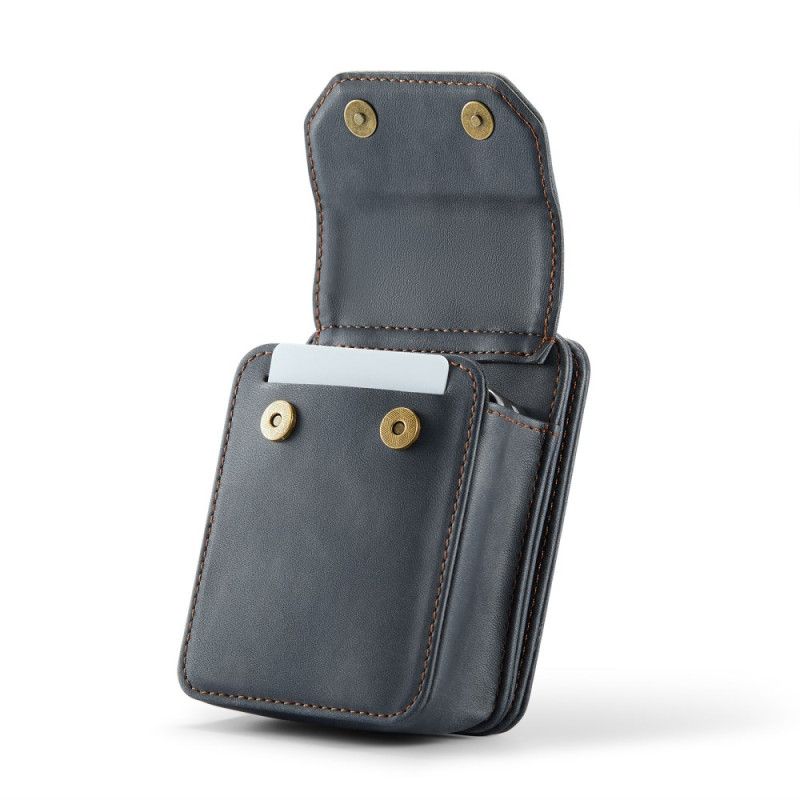 Etui Til Samsung Galaxy Z Flip 7 Fe Satchel-stil Med Rfid-beskyttelse Og Skulderrem