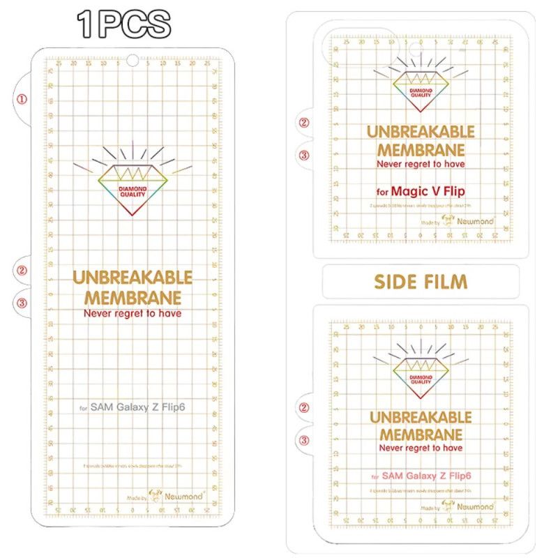 For- Og Bagskærmbeskyttere Til Samsung Galaxy Z Flip 7 Fe / Z Flip 6