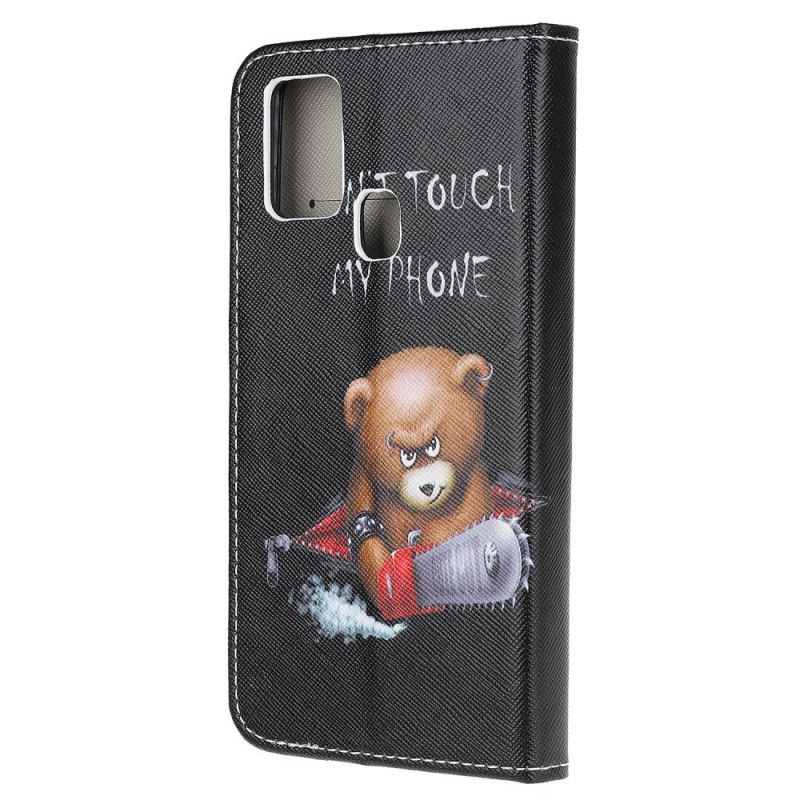 Flip Cover Honor 9X Lite Mobilcover Farlig Bjørn