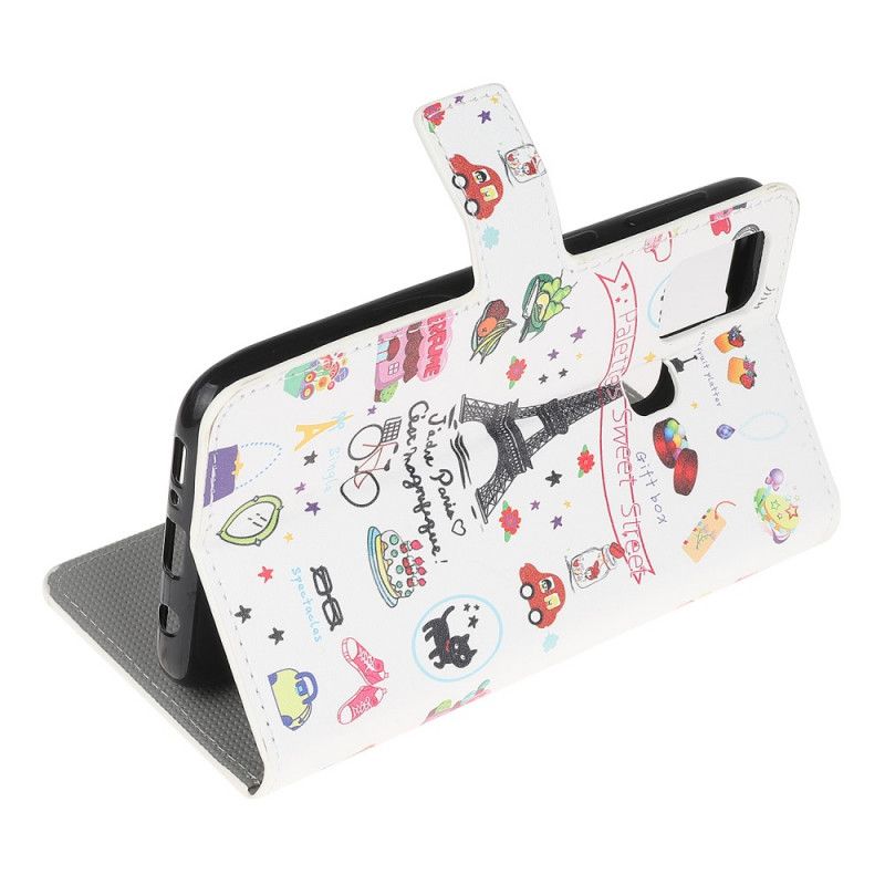 Flip Cover Honor 9X Lite Mobilcover Jeg Elsker Paris