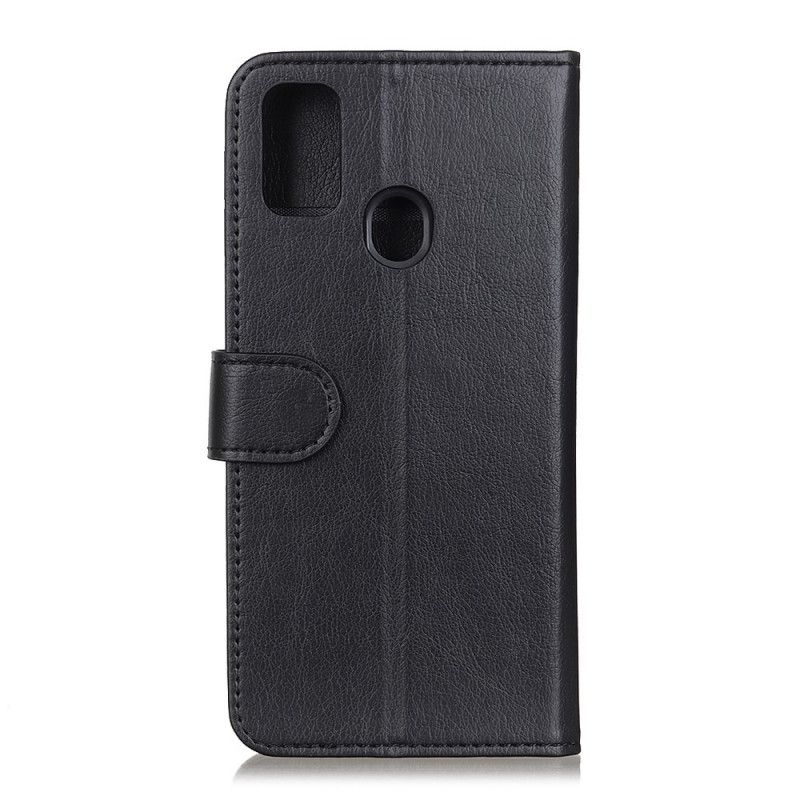 Flip Cover Læder Honor 9X Lite Rød Tekstureret Litchi