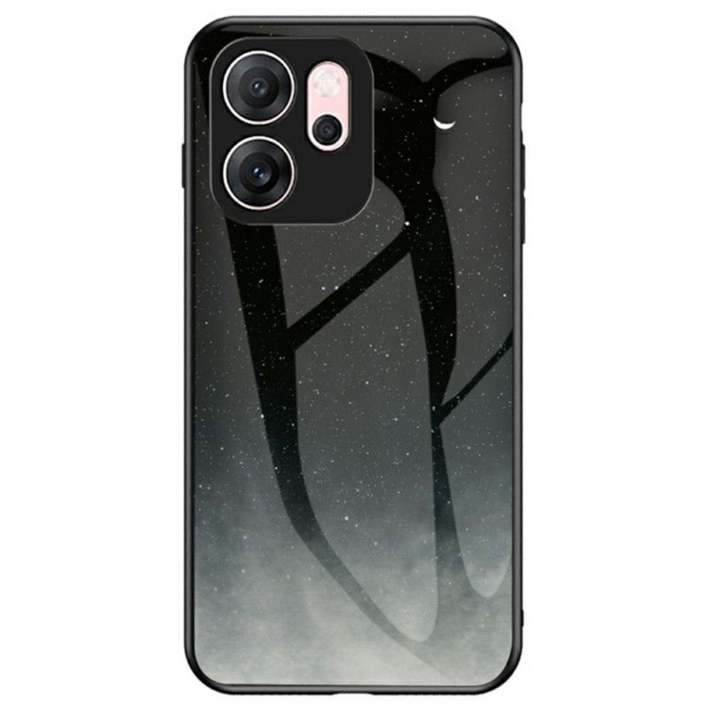 Cover Oppo Reno 14f 5g Himmelsfarvet Hærdet Glas