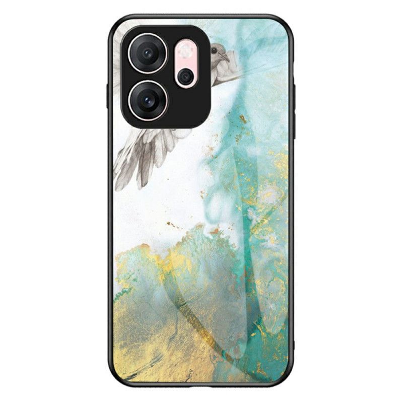 Cover Oppo Reno 14f 5g Marmoreret Hærdet Glas
