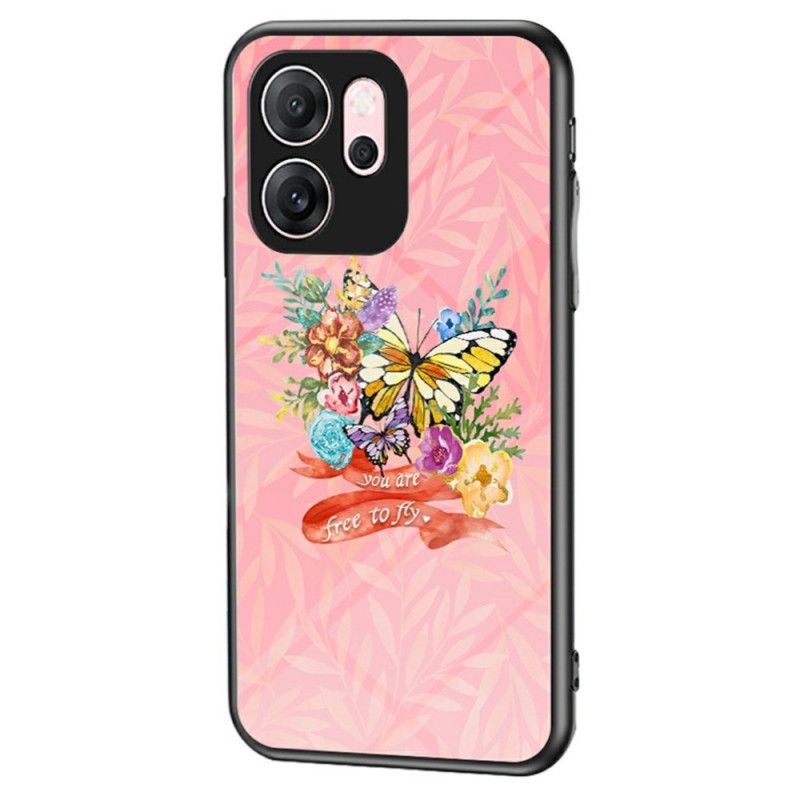 Cover Oppo Reno 14f 5g Sommerfuglehærdet Glas