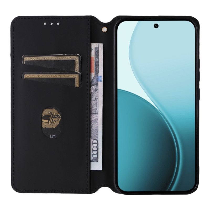 Flip Cover Oppo Reno 14f 5g Diamantmønster