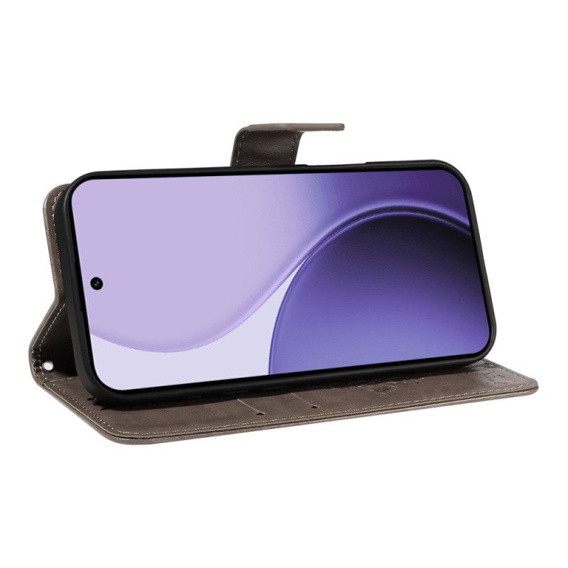 Flip Cover Oppo Reno 14f 5g Træ Og Kat