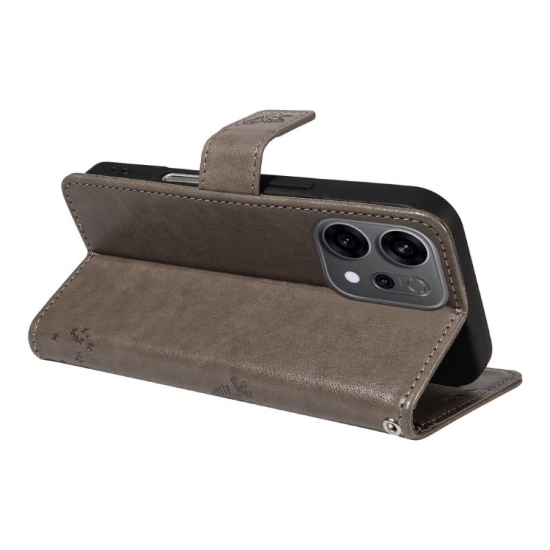 Flip Cover Oppo Reno 14f 5g Træ Og Kat