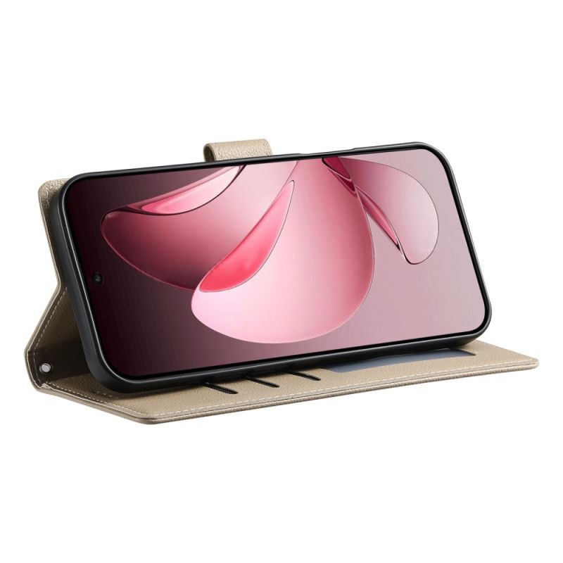 Flip Cover Til Oppo Reno 14f 5g Ensfarvet