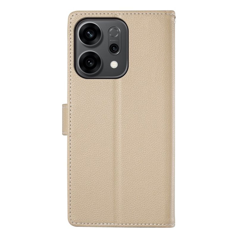 Flip Cover Til Oppo Reno 14f 5g Ensfarvet
