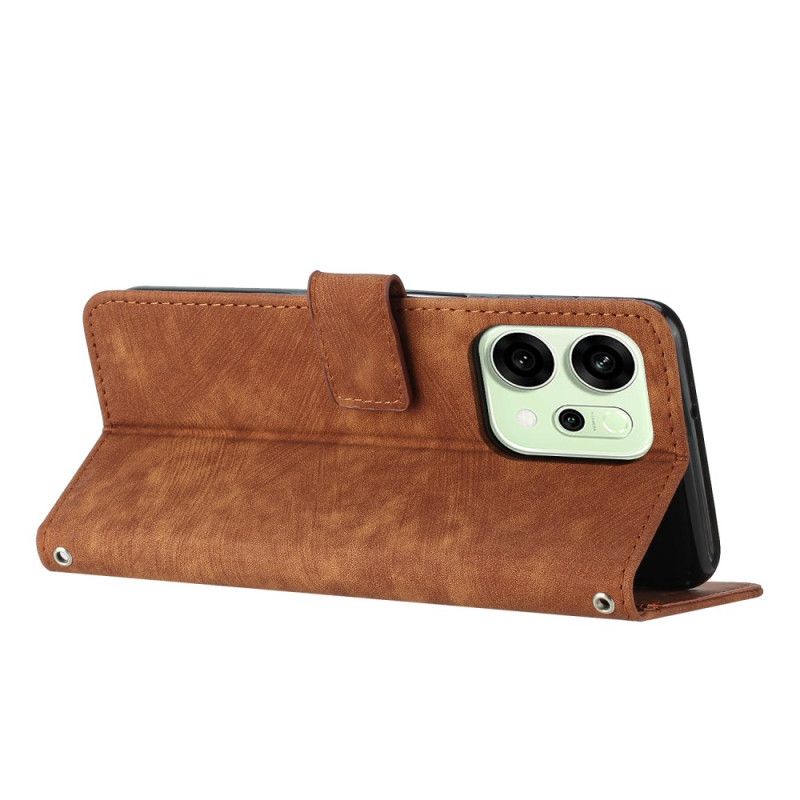 Flip Cover Til Oppo Reno 14f 5g Retrodesign