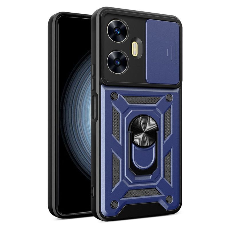Cover Realme C55 Ringholder Og Glidende Linsebeskytter