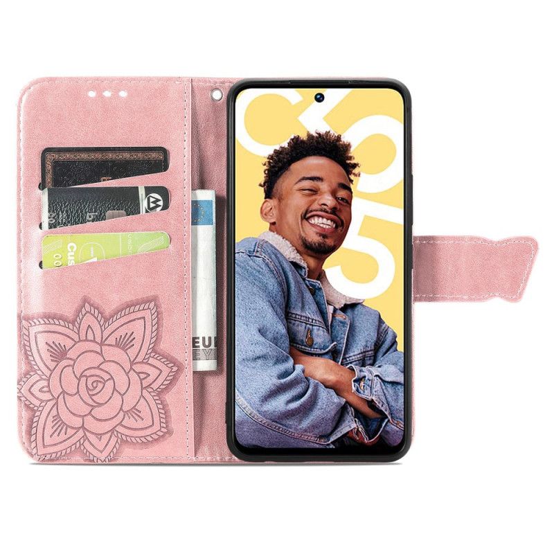 Flip Cover Realme C55 Barok Sommerfuglerem