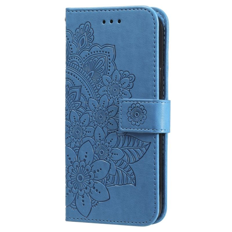 Flip Cover Realme C55 Blomstermønsterrem
