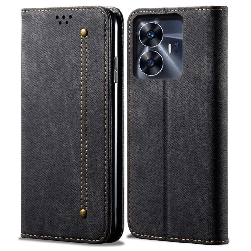 Flip Cover Realme C55 Denimstof