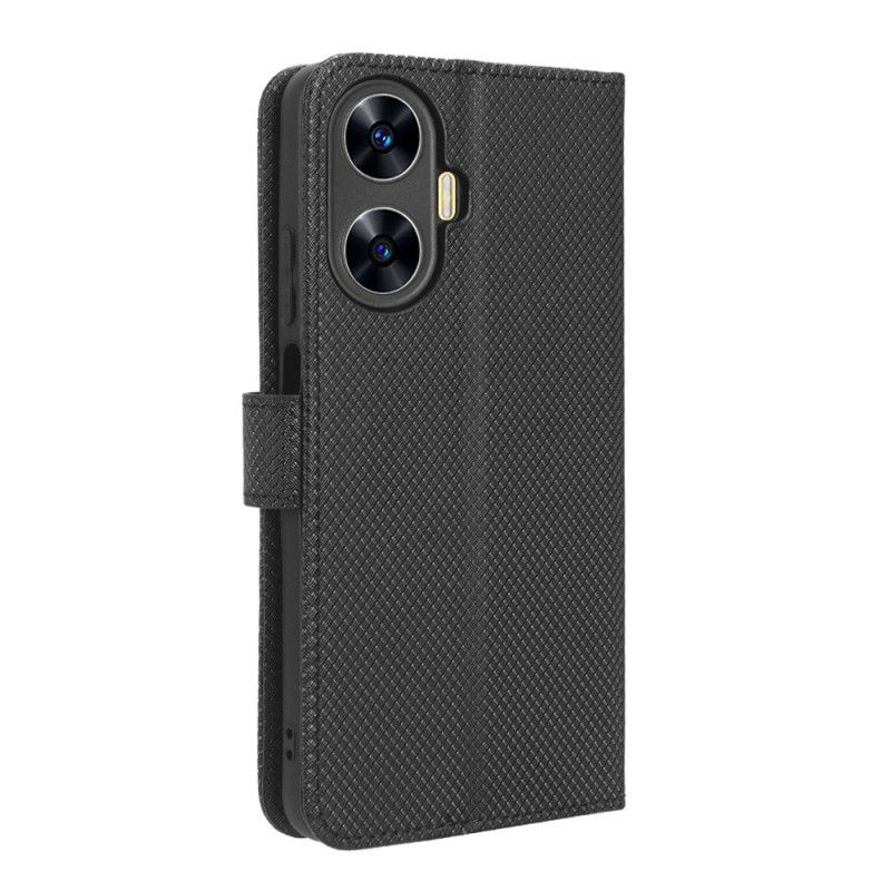 Flip Cover Realme C55 Rempung Med Tekstureret Design