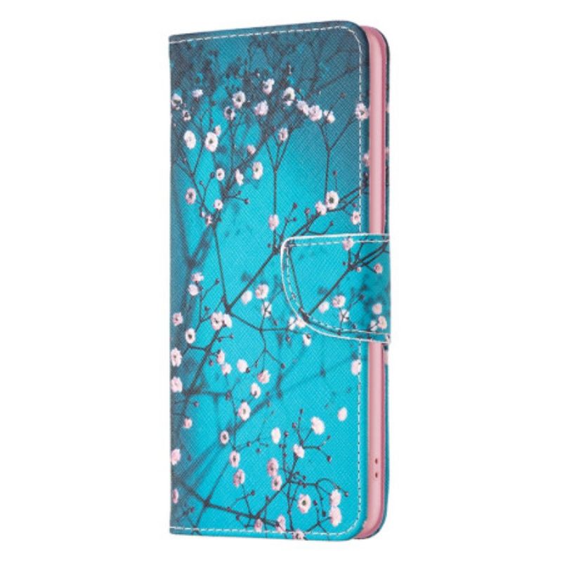 Flip Cover Til Realme C55 Blommeblomster