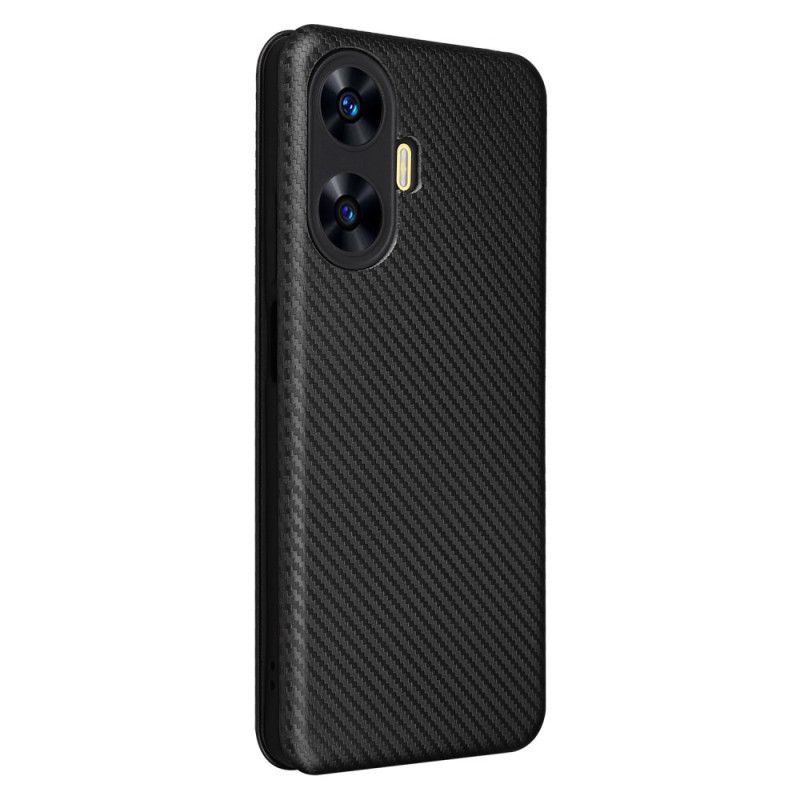 Læder Cover Realme C55 Karbonfiber Fiber