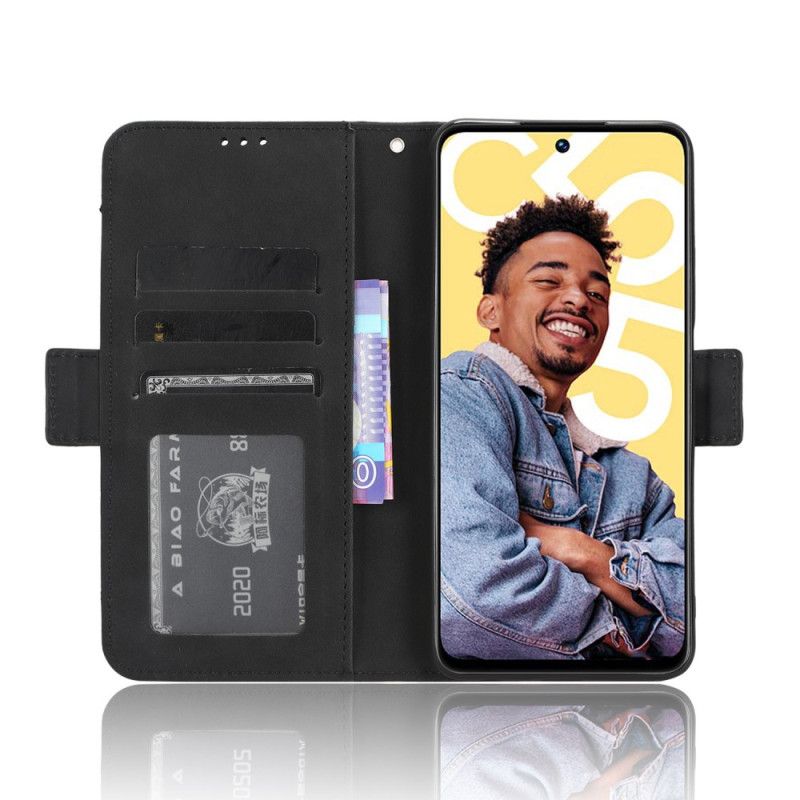 Læder Cover Realme C55 Telefon Etui Multikort