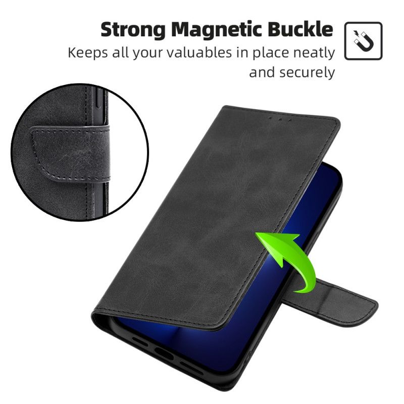 Læder Cover Realme C55 Vintagetekstur