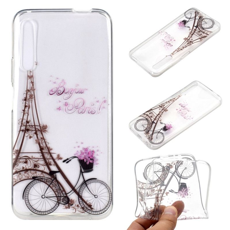 Cover Honor 9X Pro Gennemsigtig Hej Paris Original