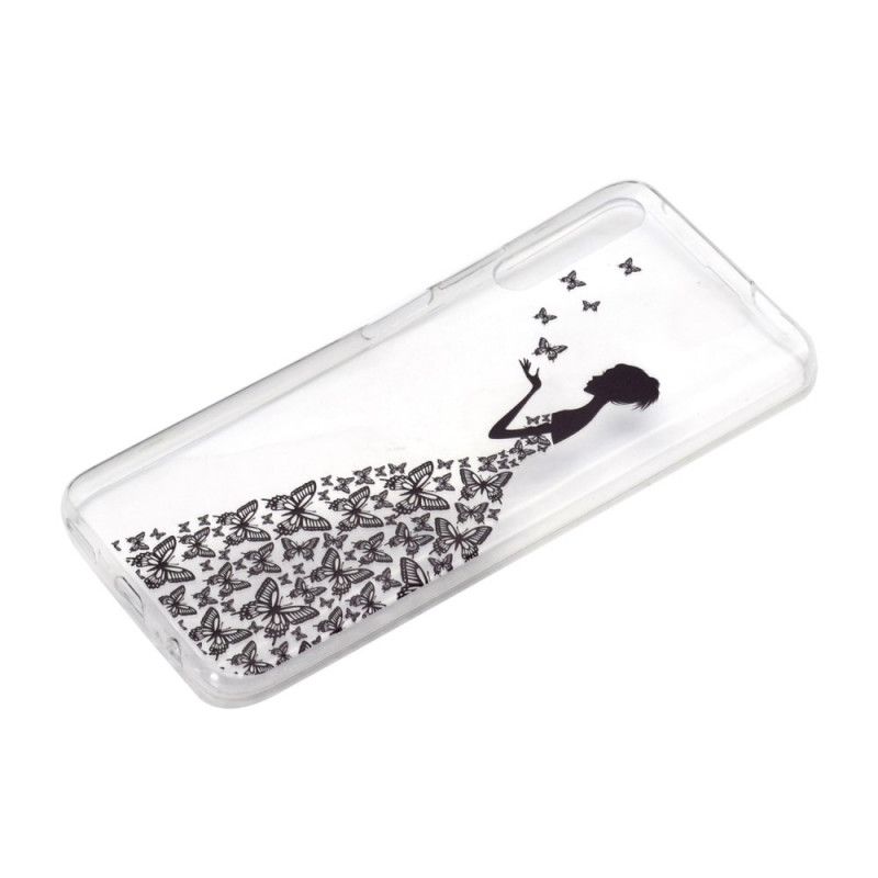 Cover Honor 9X Pro Mobilcover Sommerfugl Kjole
