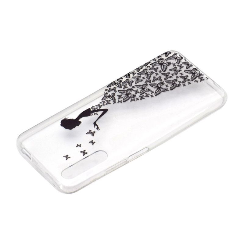 Cover Honor 9X Pro Mobilcover Sommerfugl Kjole