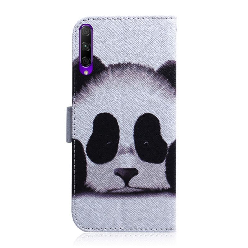 Flip Cover Læder Honor 9X Pro Panda Ansigt