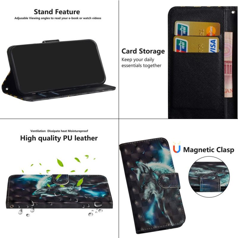 Flip Cover Realme C11 Mobilcover Majestætisk Ulv