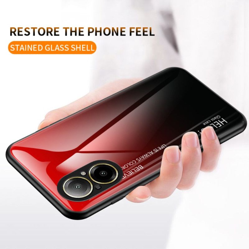 Cover Realme C67 Hello Hærdet Glas
