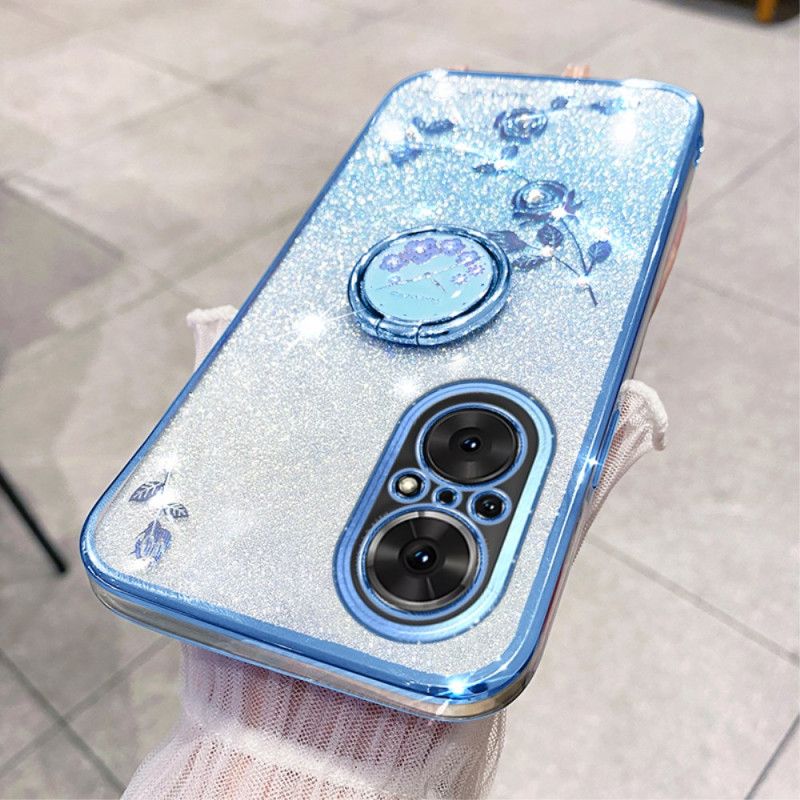 Cover Realme C67 Ringholder Med Rhinsten