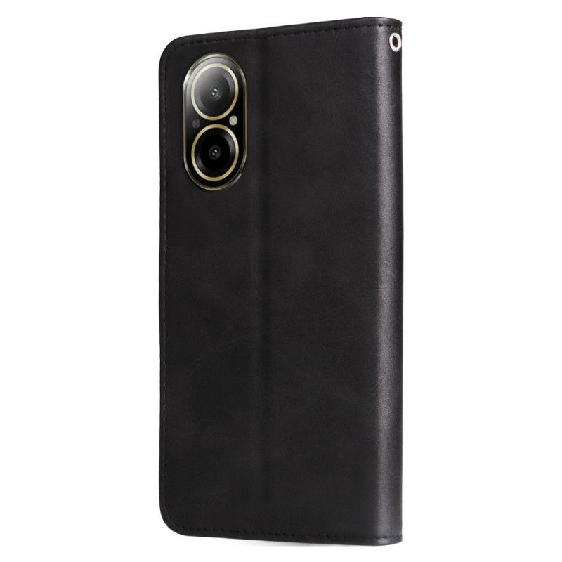 Flip Cover Realme C67 Møntpung Foran