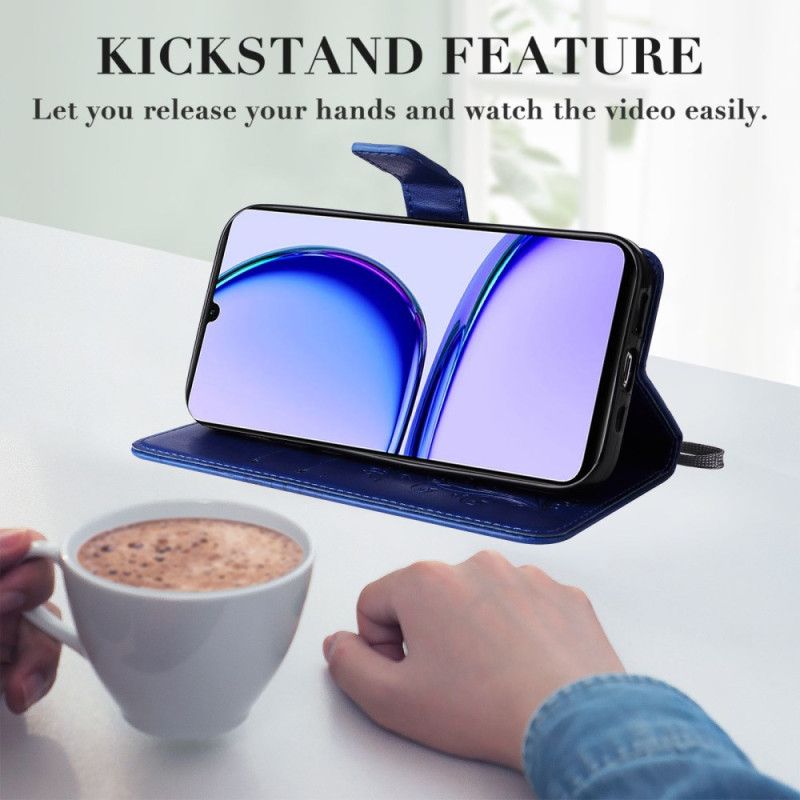 Flip Cover Realme C53 Kæmpesommerfugle Med Rem